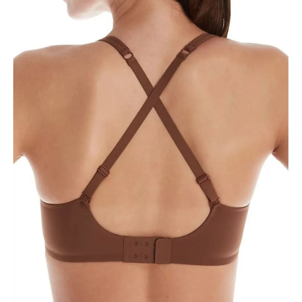 Wolford Women's‎ Pure Microfiber Underwire Convertible Bra in Brown 36D